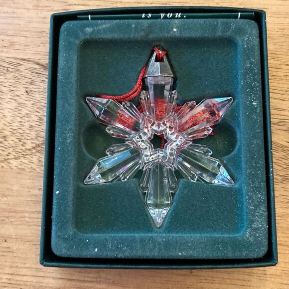 Marquis Waterford snowflake ornament first in a series crystal vintage - Picture 5 of 5